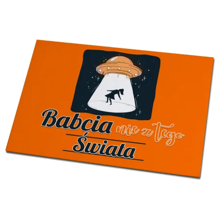 Magnes na lodówkę dla BABCI Babcia nie z tego świata